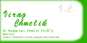 virag chmelik business card